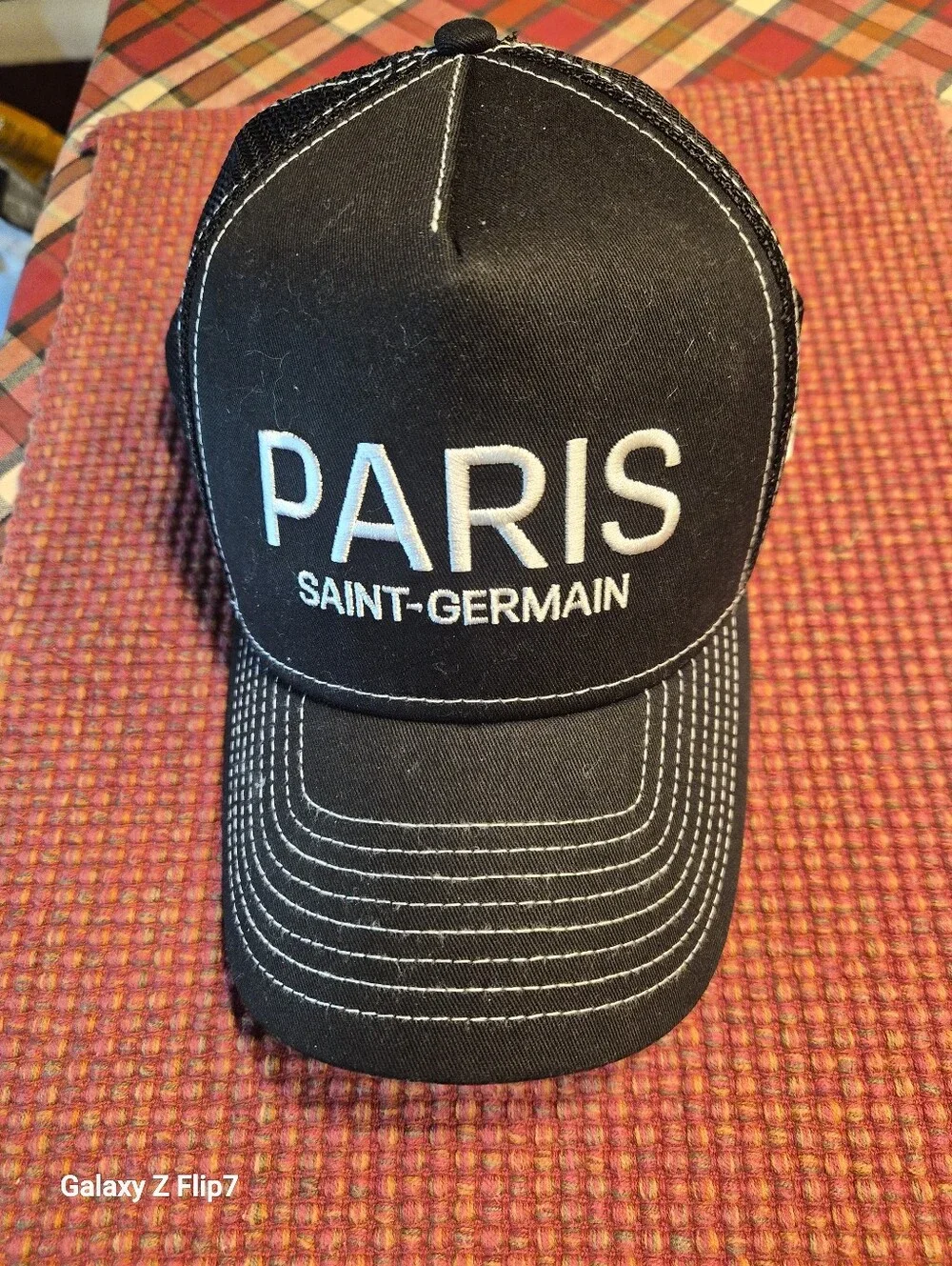 PARIS SAINT-GERMAIN PSG Mens Baseball Cap, New Era, Black Adjustable, Never Worn